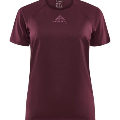 Craft Pro Trail Womens SS Running Tee - Punsch - S