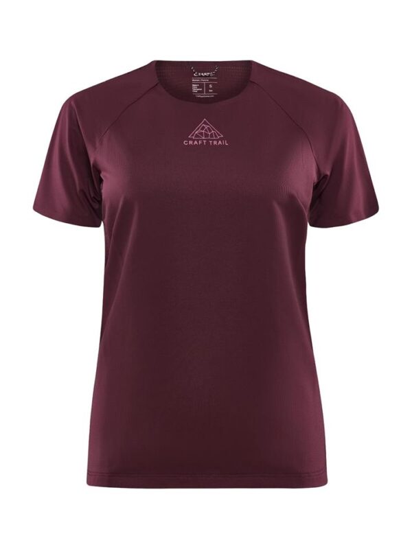 Craft Pro Trail Womens SS Running Tee - Punsch - M
