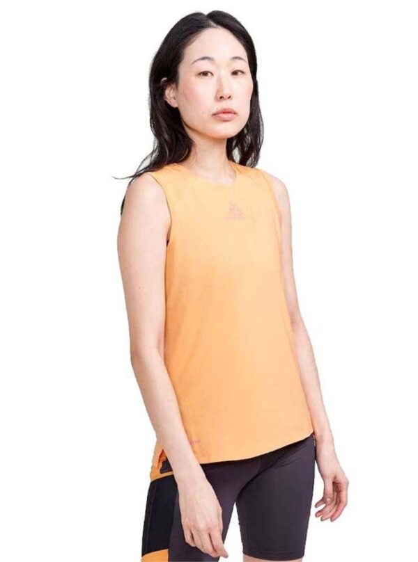 Craft Pro Trail Womens Running Singlet - Peach - M
