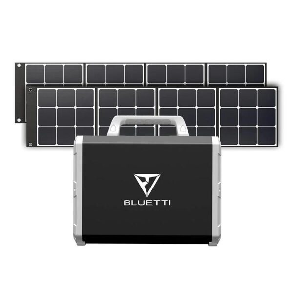 BLUETTI  EB150(Black) + Solar Panels, EB150+PV200*2