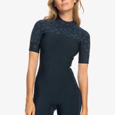 Roxy 2Mm Swell Series Short Sleeve Back Zip Springsuit
