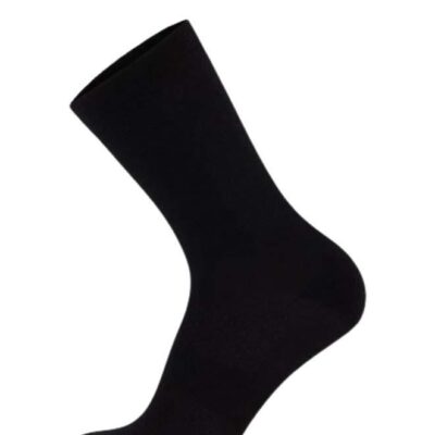 Mons Royale Atlas Merino Unisex Crew Socks - Logo Black - M