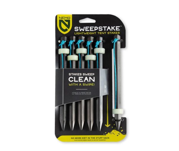 Nemo Sweepstake Lightweight Tent Stakes - 6pk