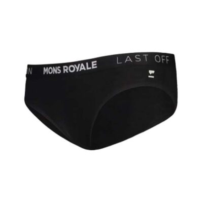Mons Royale FOLO Merino Womens Brief - Logo Black - XL