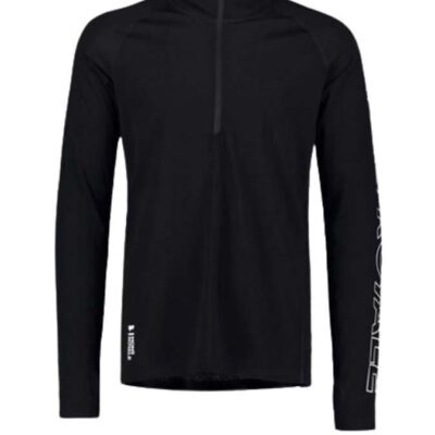 Mons Royale Temple Tech Merino Mens Hoodie - VLU Black - L