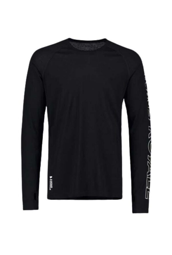 Mons Royale Temple Tech Merino LS Mens T-Shirt - VLU Black - XXL