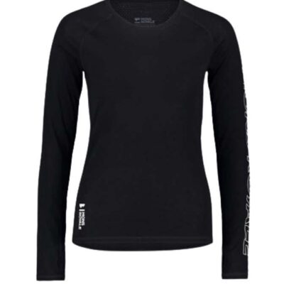 Mons Royale Bella Tech Merino Womens LS T-Shirt - Black - M