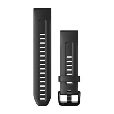 Garmin QuickFit 20 Watch Band - Black Silicone