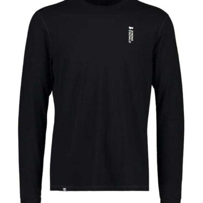 Mons Royale Cascade Merino Flex 200 LS Mens T-Shirt - Black - XXL