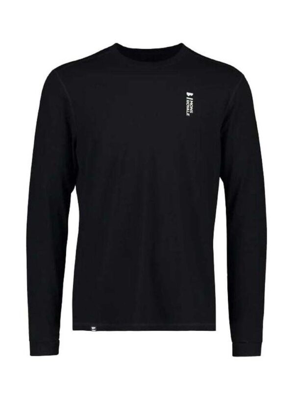 Mons Royale Cascade Merino Flex 200 LS Mens T-Shirt - Black - XXL