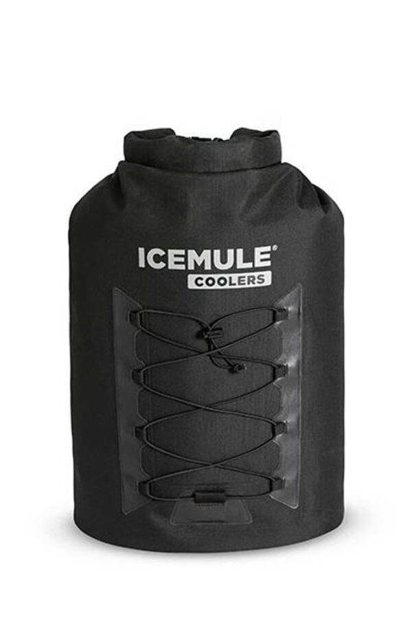 IceMule Pro 33L XLarge Waterproof Backpack Cooler Bag - Black