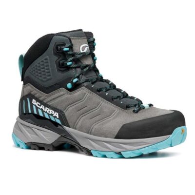 Scarpa Rush Trek GTX Womens Hiking Boots - Mid Gray/Aqua - EU39/US7.5