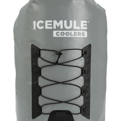 IceMule Pro 23L Large Waterproof Backpack Cooler Bag - Grey