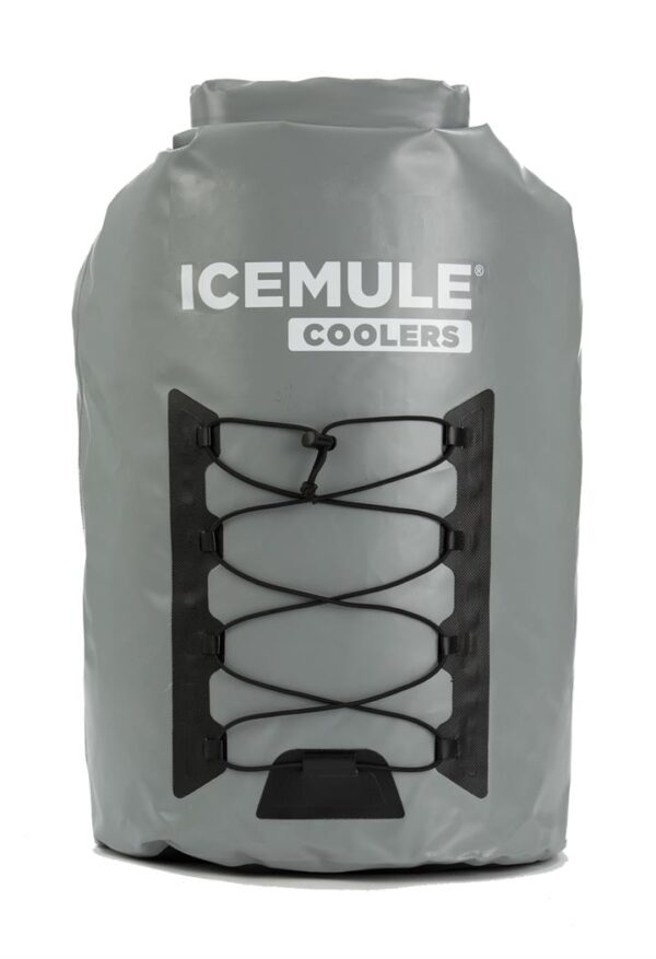 IceMule Pro 23L Large Waterproof Backpack Cooler Bag - Grey