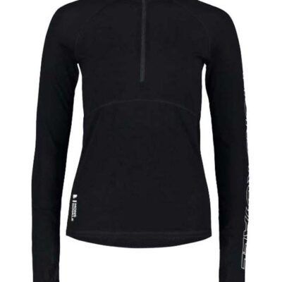 Mons Royale Bella Tech Merino Womens Hoodie - Black - XS