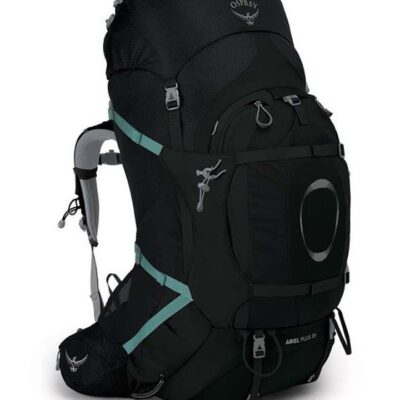 Osprey Ariel Plus 85L Womens Hiking Backpack - Black - XS/S