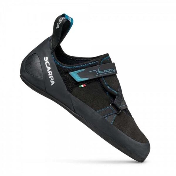 Scarpa Velocity Mens Climbing Shoes - Black/Ottanio - EU41/US8