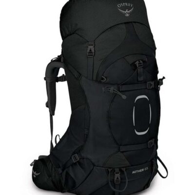 Osprey Aether 65 Mens Hiking Backpack - Black - S/M