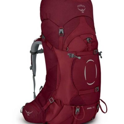 Osprey Ariel 55 Womens Hiking Backpack - Claret Red - M/L