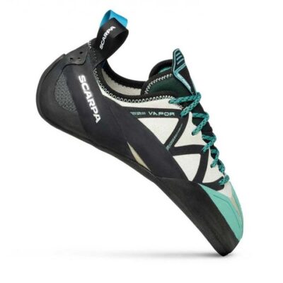 Scarpa Vapor Womens Climbing Shoes - Dust Gray/Aqua - EU38.5/US7 1/3