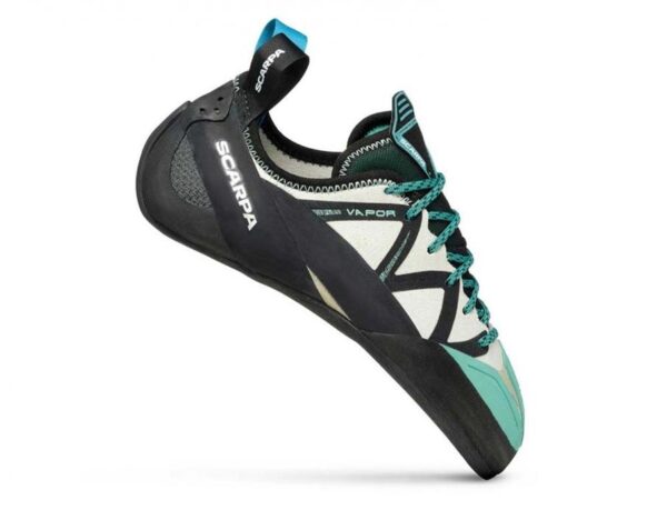 Scarpa Vapor Womens Climbing Shoes - Dust Gray/Aqua - EU40/US 8.5