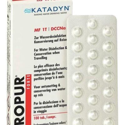 Katadyn Micropur Forte Water Purifier tablets - 100 pack