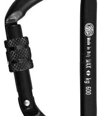 Kong 751 Alloy Accessory Carabiner - BLACK