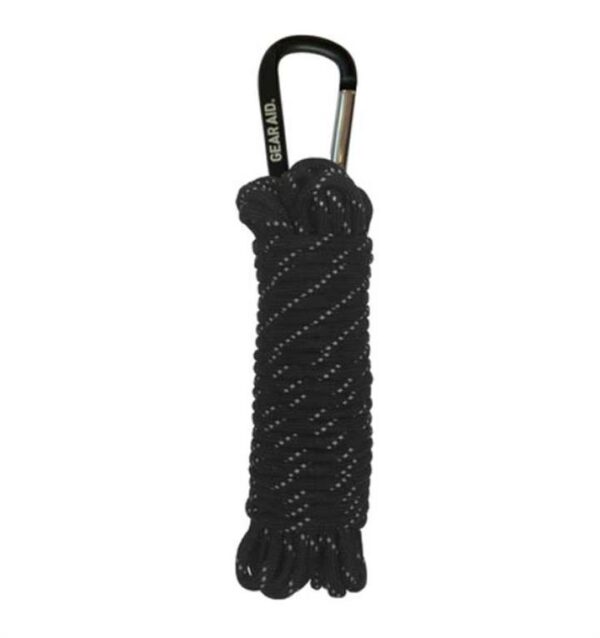 Gear Aid Heavy Duty 550 Paracord - Reflective Black - 30ft
