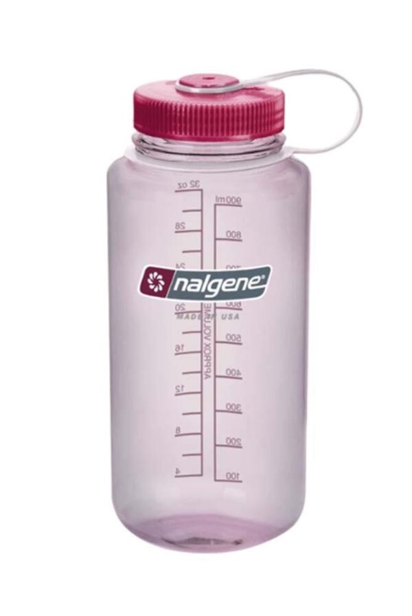 Nalgene Sustain Wide Mouth Water Bottle - 1000ml - Cosmo