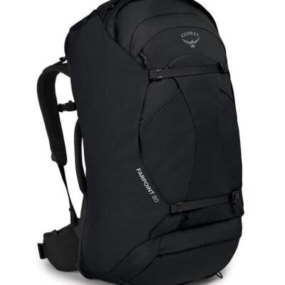 Osprey Farpoint 80L Mens Travel Backpack - Black