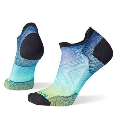 Smartwool Run Zero Cushion Womens Low Show Socks - Ombre Capri - S