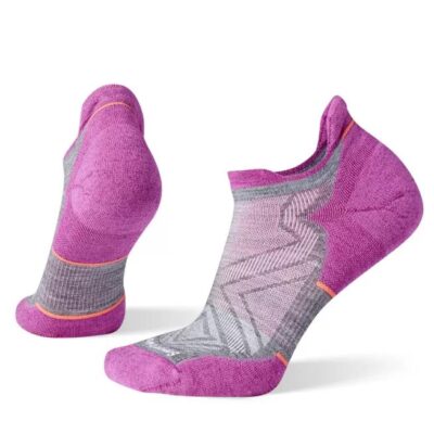 Smartwool Run Targeted Cushion Womens Low Show Socks - Medium Gray - M