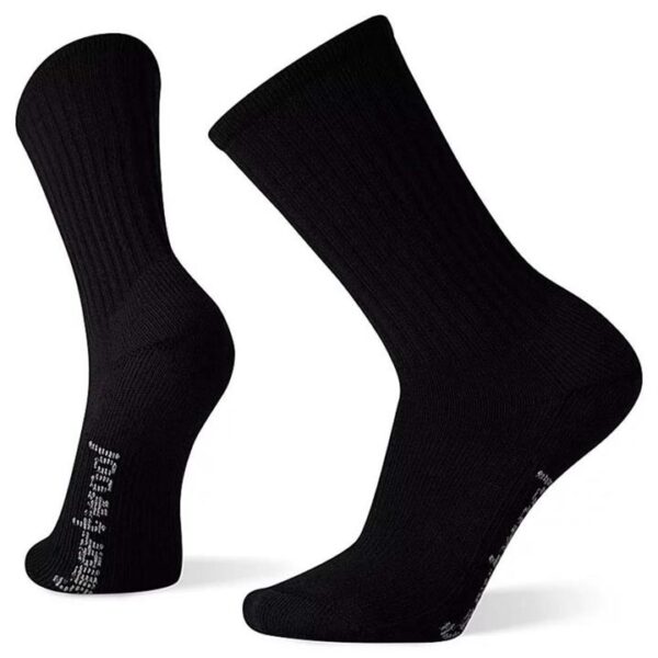 Smartwool Hike Classic Edition Light Cushion Solid Crew Mens Socks - Black - S