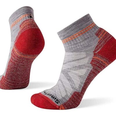 Smartwool Hike Light Cushion Ankle Womens Socks - Light Gray - S