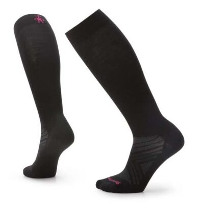Smartwool Ski Zero Cushion Over The Calf Womens Socks - Black - L