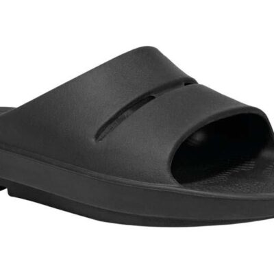 OOFOS OOahh Slide Unisex Sandals - Black - M10/W12