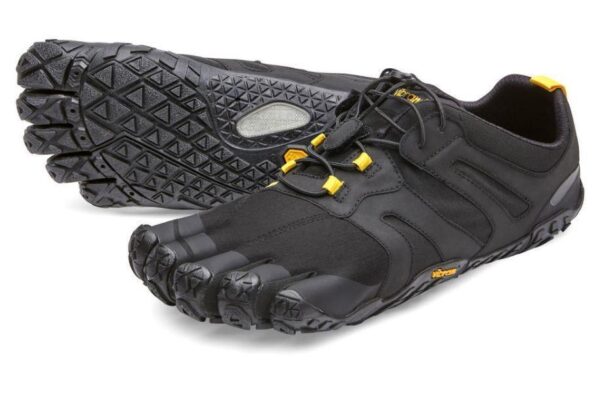 Vibram Fivefingers V-Trail 2.0 Mens Minimalist Running Shoes - Black - 46