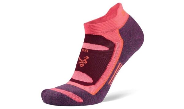 Balega Blister Resist No Show Unisex Running Socks - Pink/Purple - Medium