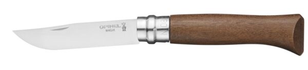 Opinel Classic No. 8 Stainless Steel Walnut Folding Knife - 8.5cm