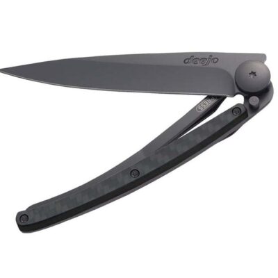 Deejo Carbon Fibre Black Knife