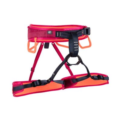 Mammut Ophir Fast Adjust Womens Climbing Harness - Sundown/Safety Orange - M