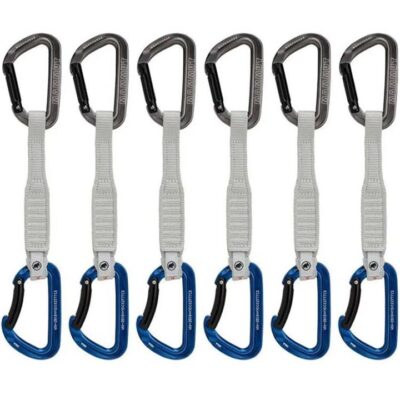 Mammut Workhorse Keylock 17cm 6-Pack Quickdraws - Grey/Blue