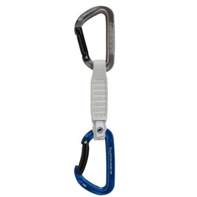 Mammut Workhorse Keylock 12 cm Quickdraw - Grey/Blue