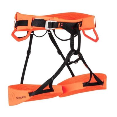 Mammut Sender Unisex Climbing Harness - Safety Orange - XS
