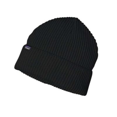 Patagonia Fishermans Rolled Unisex Beanie - Black - ALL