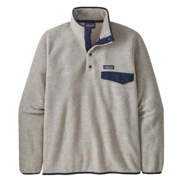 Patagonia Synchilla Snap-T Mens Fleece Pullover - Oatmeal Heather - M