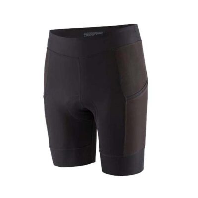 Patagonia Dirt Roamer Liner Womens Bike Shorts - 8in - Black - L