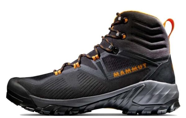 Mammut Sapuen High GTX Mens Hiking Boots - Black/Dark Radiant - 10.5US / 9.5UK