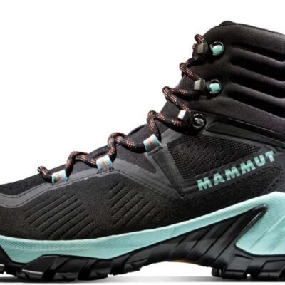 Mammut Sapuen High GTX Womens Hiking Boots - Black/Dark Frosty - 7US / 5.5UK