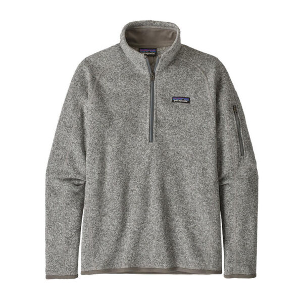 Patagonia Better Sweater 1/4 Zip Womens Fleece Jacket - Birch White - S
